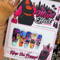 Mama Still Sleep | Cartoon Medium Coffin Press-On Nails