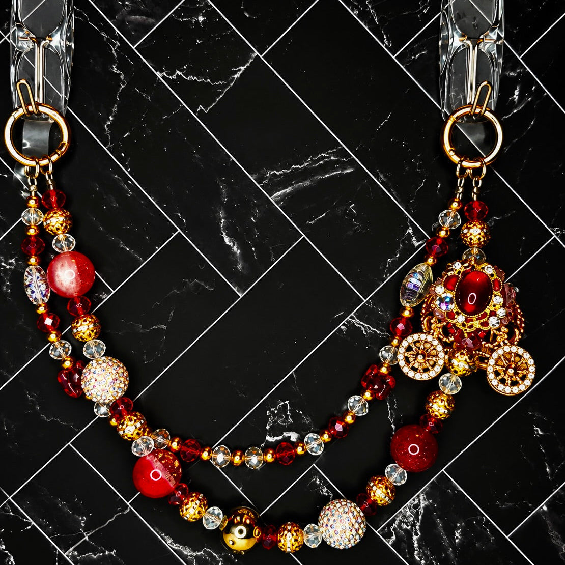 Pookie After Midnight | Jeweled Carriage Bag Charm