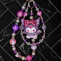 Pretty Lil Menace | Purple Rhinestone Bag Charm