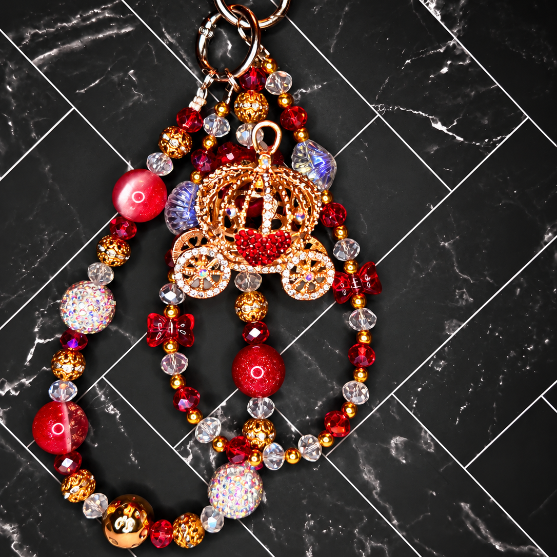 Pookie After Midnight | Jeweled Carriage Bag Charm