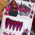 Velvet After Dark | Magenta Cat Eye Stiletto Press-On Nails