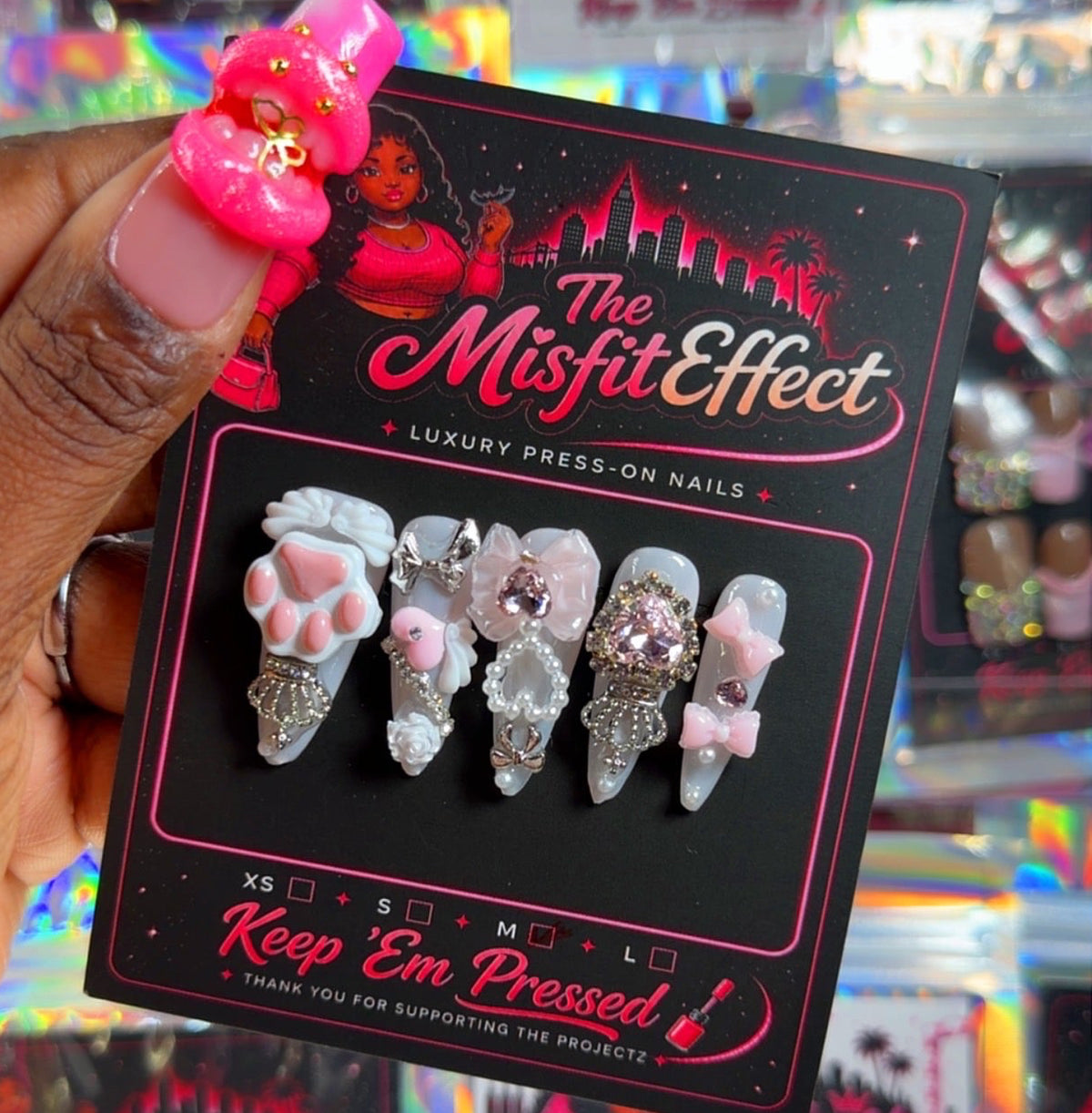 Spoiled Rotten | Junky Stiletto Press-On Nails