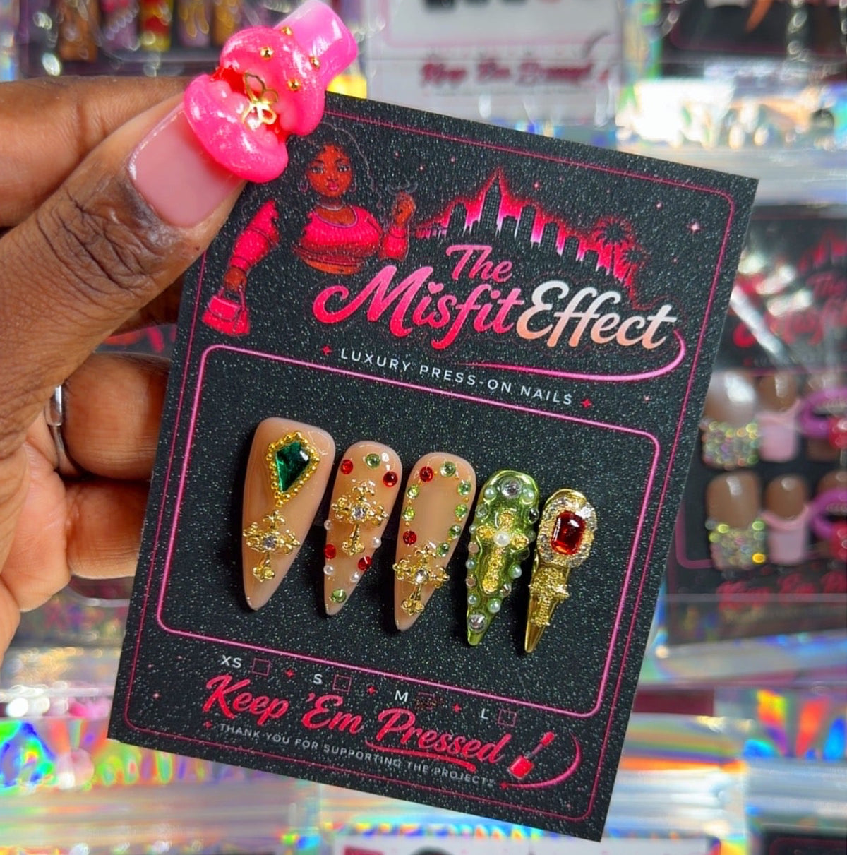 Heaven Sent | Stiletto Press-On Nails