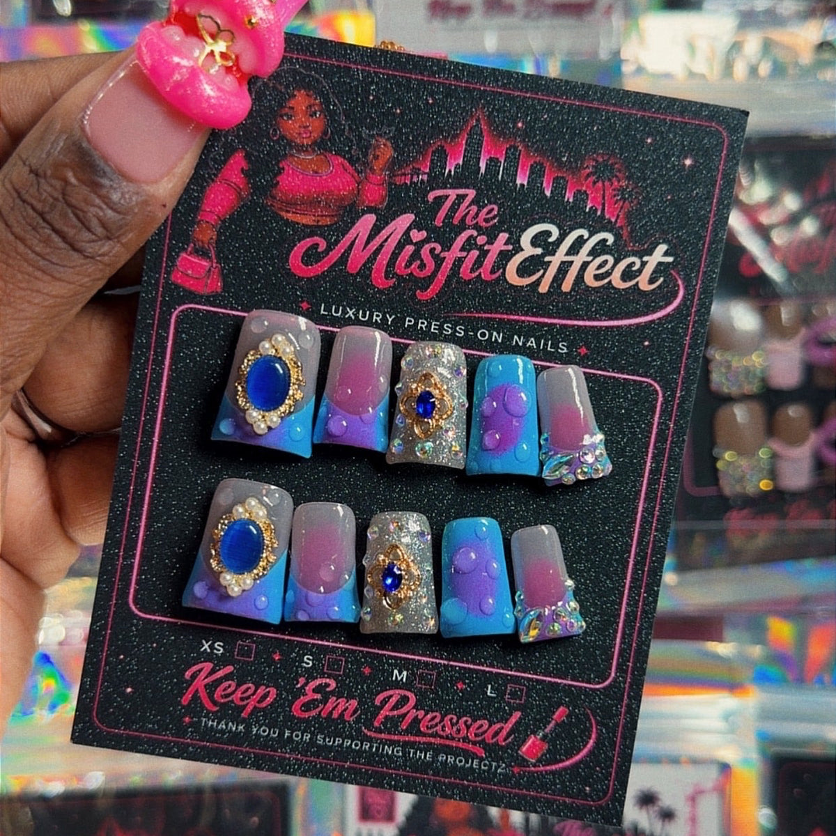 Hidden Treasure | Duck Press-On Nails