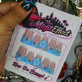 Azure Bloom | Medium Duck Press-On Nails