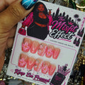 Peachy Behavior | Small Short Square Peach Pink Floral Press-On Nails