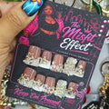Diamond District | Medium Duck Luxury Crystal Charm Press-On Nails